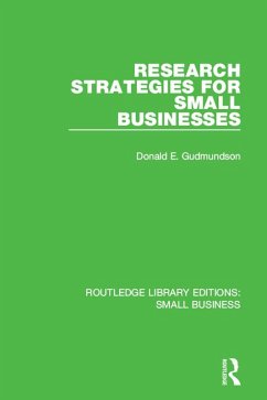 Research Strategies for Small Businesses (eBook, ePUB)
