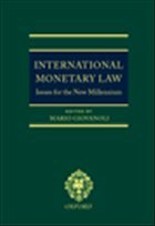 International Monetary Law - Giovanoli, Mario (ed.)