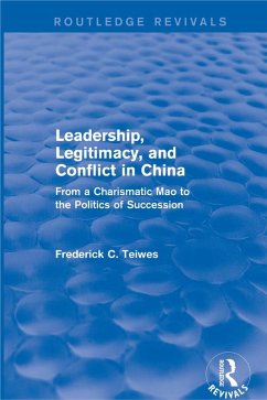 Cover Leadership, Legitimacy, and Conflict in China (eBook, ePUB)