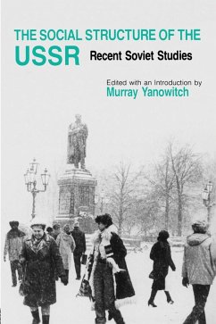 The Social Structure of the USSR (eBook, ePUB) - Yanowitch, Murray