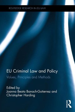 Cover EU Criminal Law and Policy (eBook, ePUB)