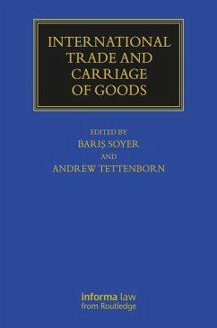 International Trade and Carriage of Goods (eBook, ePUB)