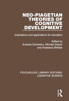 Cover Neo-Piagetian Theories of Cognitive Development (eBook, ePUB)