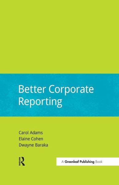 Better Corporate Reporting (eBook, PDF)