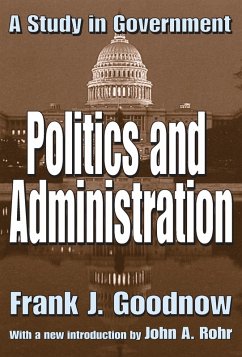 Politics and Administration (eBook, PDF) Politics and Administration (eBook, PDF)