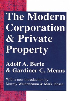 The Modern Corporation and Private Property (eBook, ePUB) - Means, Gardiner