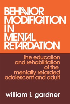 Cover Behavior Modification in Mental Retardation (eBook, ePUB)
