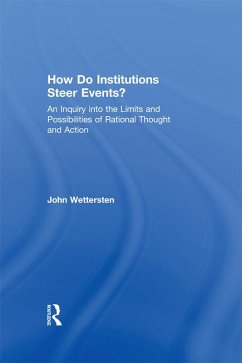 Cover How Do Institutions Steer Events? (eBook, ePUB)