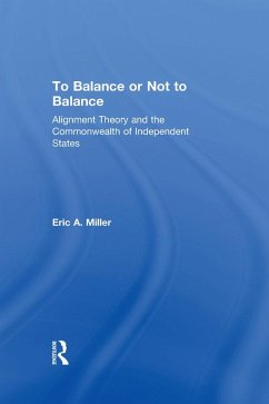 To Balance or Not to Balance (eBook, ePUB) - Miller, Eric A.