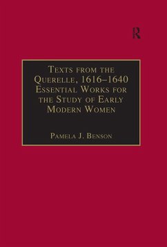 Cover Texts from the Querelle, 1616-1640 (eBook, ePUB)