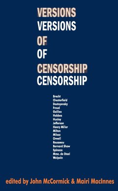 Versions of Censorship (eBook, PDF) - Macinnes, Mairi