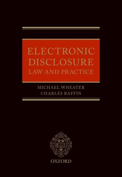 Electronic Disclosure (eBook, ePUB) - Wheater, Michael; Raffin, Charles