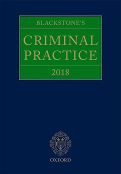 Blackstone's Criminal Practice 2018 (eBook, ePUB)