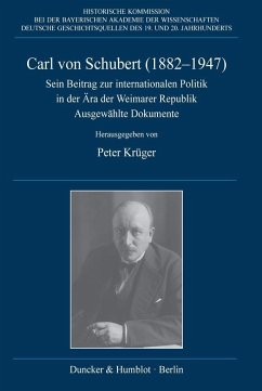 Carl von Schubert (1882-1947).