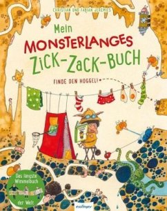 Mein monsterlanges Zick-Zack-Buch: Finde den Hoggel! - Jeremis, Christian;Jeremis, Fabian