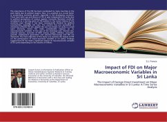 Impact of FDI on Major Macroeconomic Variables in Sri Lanka