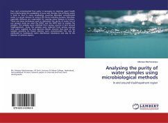 Analysing the purity of water samples using microbiological methods
