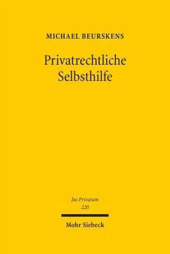 Privatrechtliche Selbsthilfe (eBook, PDF) Cover Privatrechtliche Selbsthilfe (eBook, PDF)