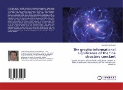 The gravito-informational significance of the fine structure constant