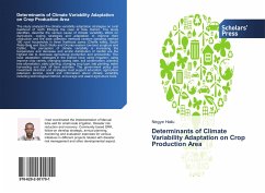 Determinants of Climate Variability Adaptation on Crop Production Area - Hailu, Negye