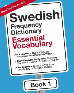 Swedish English Frequency Dictionary - Essential Vocabulary (eBook, ePUB) - Laide, J. L.; Mostusedwords