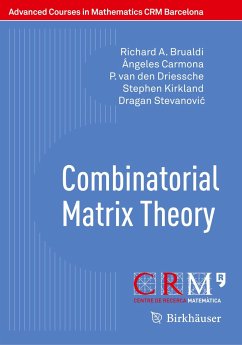 Combinatorial Matrix Theory - Brualdi, Richard A.;Carmona, Ángeles;van den Driessche, P.