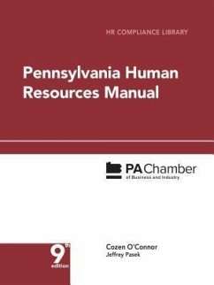Pennsylvania Human Resources Manual (eBook, ePUB) - Pasek, Jeffrey I.