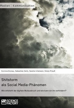 Shitstorm als Social Media-Phänomen. Wie entsteht der digitale Wutausbruch und wie kann ich ihn verhindern? (eBook, ePUB) - Gronau, Corinna; Zeitz, Sebastian; Intemann, Sandra; Preuß, Simon