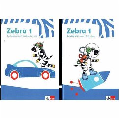 Zebra 1. Paket: Buchstabenheft in Grundschrift, Arbeitsheft Lesen/Schreiben