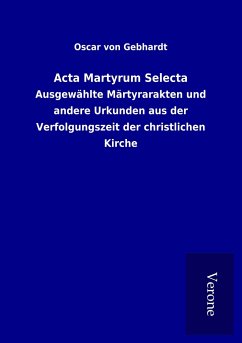 Acta Martyrum Selecta