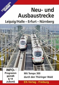 Cover Neu- und Ausbaustrecke Leipzig/Halle-Erfurt-Nürnberg, 1 DVD-Video