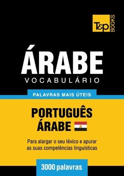 Cover Vocabulário Português-Árabe Egípcio - 3000 palavras (eBook, ePUB)