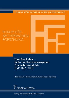 Handbuch des fach- und berufsbezogenen Deutschunterrichts DaF, DaZ, CLIL - Buhlmann, Rosemarie;Fearns, Anneliese