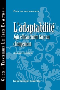 Adaptability: Responding Effectively to Change (French Canadian) (eBook, ePUB) - Calarco, Allan; Gurvis, Joan