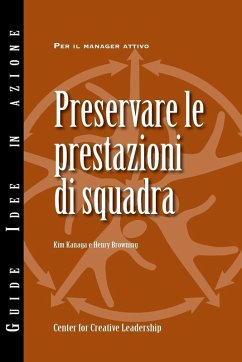 Maintaining Team Performance (Italian) (eBook, ePUB)