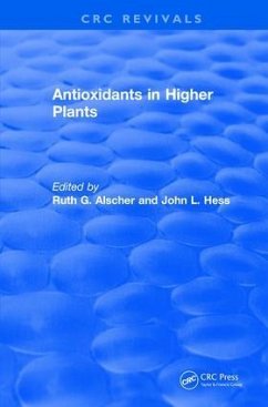 Antioxidants in Higher Plants - Alscher, Ruth G; Hess, John L