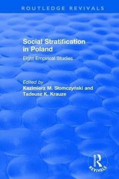 Social Stratification in Poland - Slomczynski, Kazimierz M; Krauze, Tadeusz K