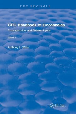 CRC Handbook of Eicosanoids, Volume II - Willis, A L