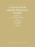 A Lexicon of Greek Personal Names