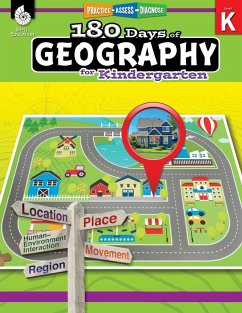 Cover 180 Days of Geography for Kindergarten