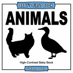 Baby' First Book: Animals: High-Contrast Black And White Baby Book (eBook, ePUB)