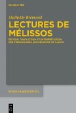 Lectures de Mélissos (eBook, PDF)