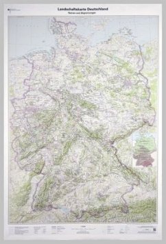 Cover Landschaftskarte Deutschland 1 : 750 000, Planokarte