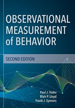 Observational Measurement of Behavior - Yoder, Paul J; Symons, Frank J; Lloyd, Blair