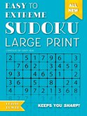 Easy to Extreme Sudoku Large Print (Blue): Keeps You Sharp