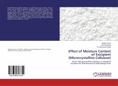 Effect of Moisture Content of Exicipient (Microcrystalline Cellulose) - Tomar, Monika;Sinha, Amit Raj;Singh, Ajay K.