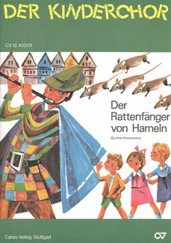 Cover Der Rattenfänger von Hameln Kinderkantate Partitur (dt)