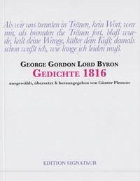 Lord Byron GEDICHTE 1816