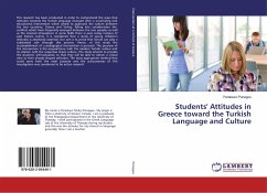 Students' Attitudes in Greece toward the Turkish Language and Culture - Panagou, Paraksevi