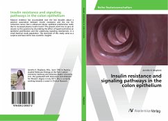 Insulin resistance and signaling pathways in the colon epithelium
